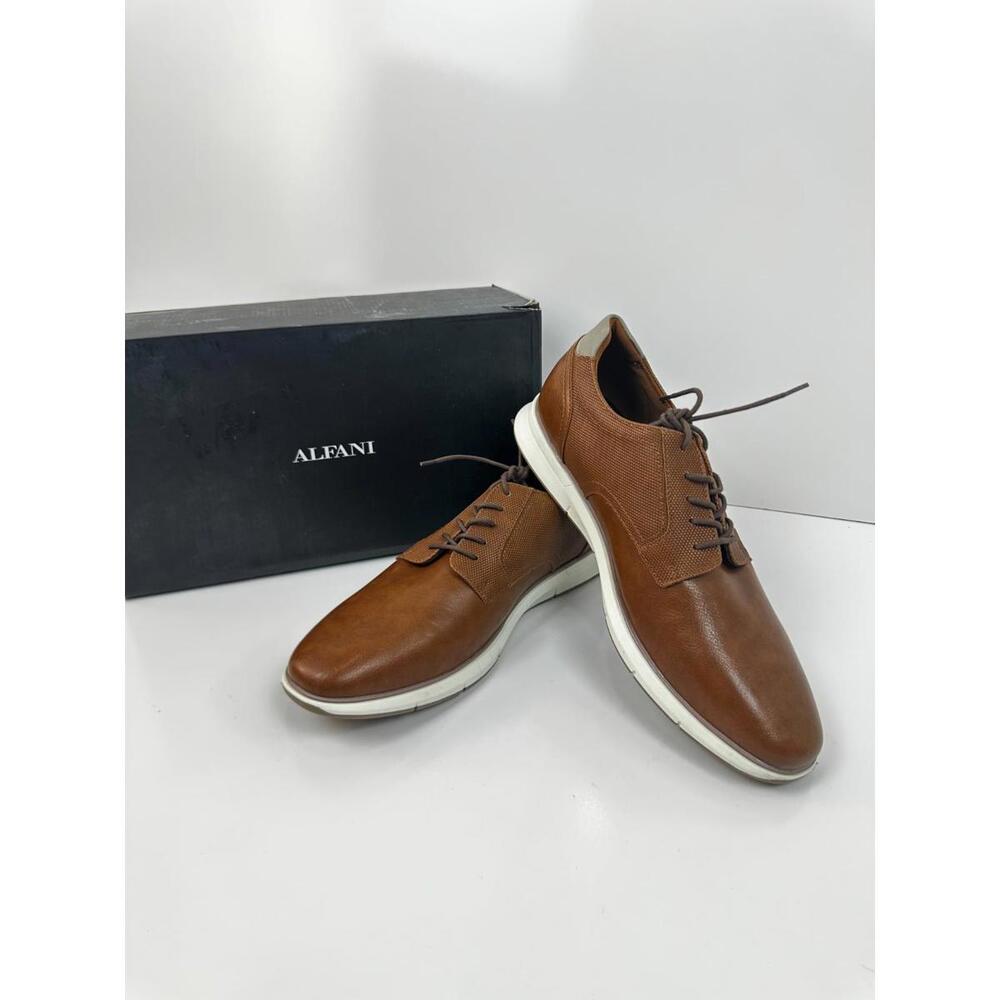 Alfani Men's Landan Lace-up Sneakers, Created for Macy's - Brown, Size 12M